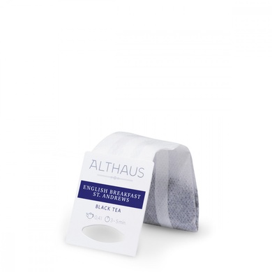 Чай чорний пакетований для чайників Althaus GP English Breakfast картон (20шт*4г)