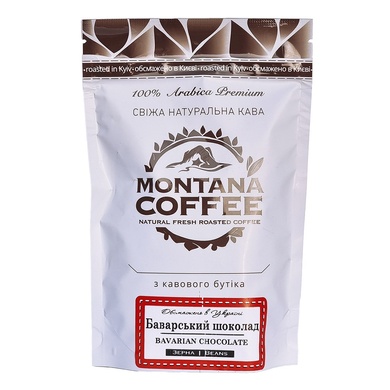 Кофе в зернах Montana Bavarian Chocolate 100г, нач