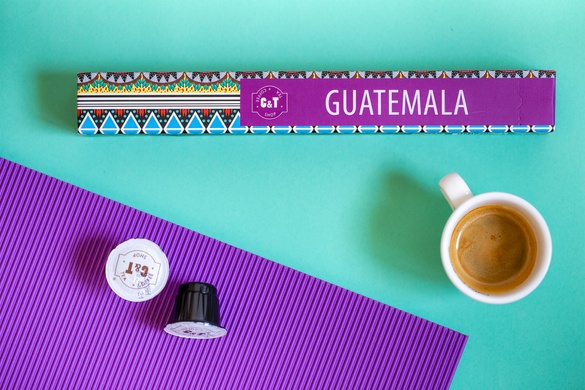 Кава в капсулах C&T Nespresso Guatemala Antigua (10шт*5,5г)