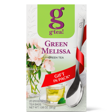 Чай зеленый пакетированный в конвертах Grace with melissa (20шт*1,5г)