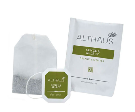 Чай зелёный в конвертах Althaus DP Sencha Select картон (20шт*1,75г)