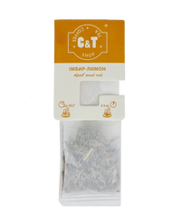 Чай травяний пакетований C&T Імбир та Лимон (50шт*3г)
