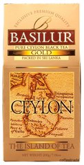 Чай чёрный листовой Basilur Чайный Остров Цейлон Золотой картон 100г