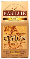 Чай чёрный листовой Basilur Чайный Остров Цейлон Золотой картон 100г