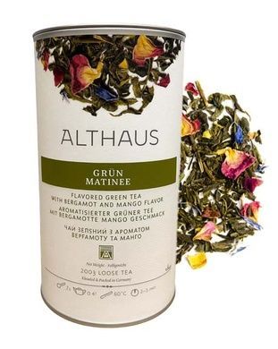 Чай зелений листовий Althaus Green Matinee з/б 200г