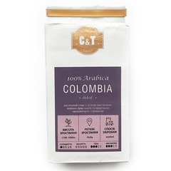 Кава мелена C&T Colombia Dekaf 250г