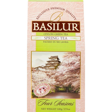 Чай зеленый листовой Basilur Четыре Сезона Весенний картон 100г