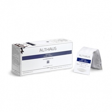 Чай чорний пакетований для чайників Althaus GP Royal Earl Grey картон (20шт*4г)