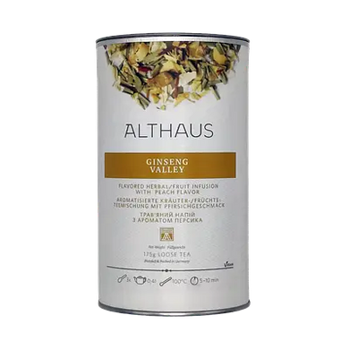 Чай трав'яний листовий Althaus Ginseng Valley з/б 175г