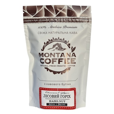 Кава в зернах Montana Hazelnut 100г, пач