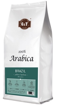 Кава в зернах C&T Brazil Yellow Bourbon 200г