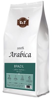 Кофе в зернах C&T Brazil Yellow Bourbon 1000г