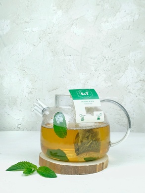 Чай зелений пакетований C&T Зелена м'ята (20шт*2г)