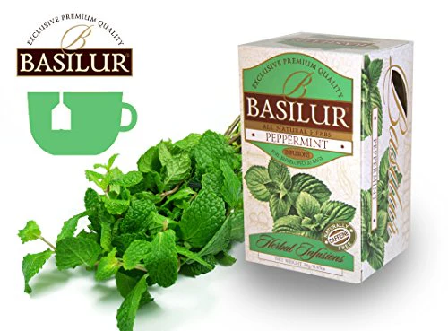 Чай травяной пакетированый Basilur Травяные настои Перечная мята (20шт*1,2г)
