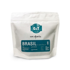 Кава в зернах C&T Brazil Santos 200г
