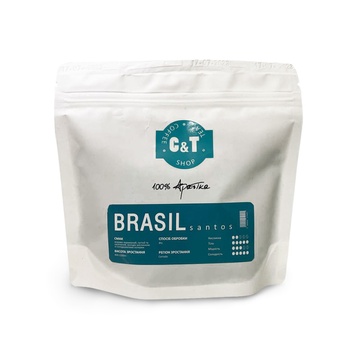 Кофе в зернах C&T Brazil Santos 200г