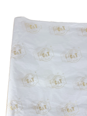 Бумага упаковочная с логотипом C&T (тишью)