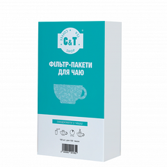 Фільтр-пакети для чаю C&T 65*80 100шт