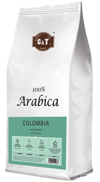 Кава в зернах C&T Colombia Supremo 200г