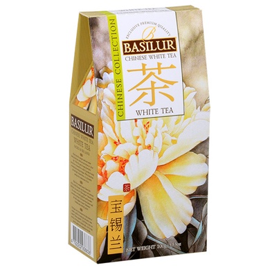 Чай білий листовий Basilur Китайська Колекція Білий чай картон 100г