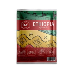 Кава мелена C&T Ethiopia Djimmah в дріп-пакеті (7шт*10г)