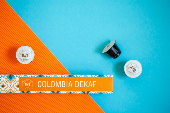 Кава в капсулах C&T Nespresso Colombia Dekaf (10шт*5,5г)