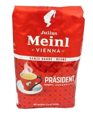Кофе в зернах Julius Meinl Президент 500г
