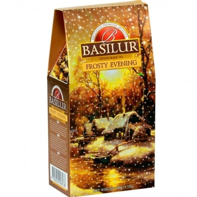 Чай чёрный листовой Basilur Подарочная Морозный Вечер картон 100г