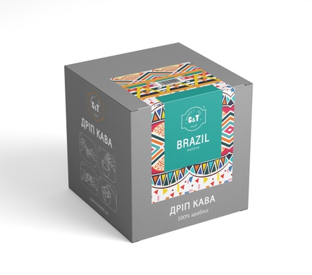 Кофе молотый C&T Brazil Santos в дрип-пакете (7шт*10г)