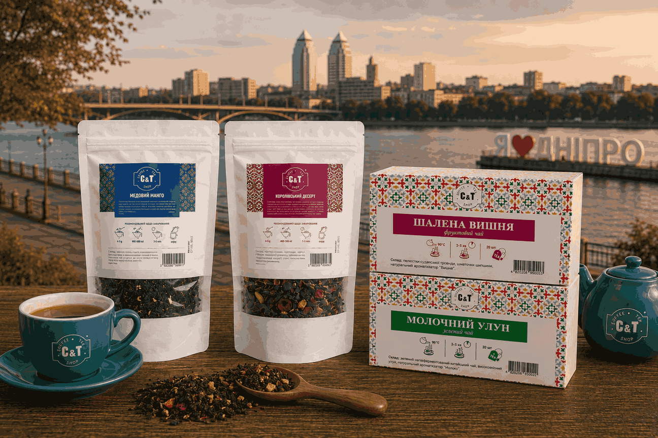 Чай в Днепре — листовой чай CoffeeTrade