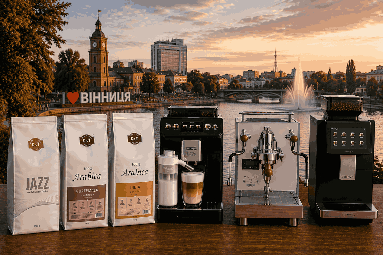 Кофемашины в Виннице — ассортимент CoffeeTrade